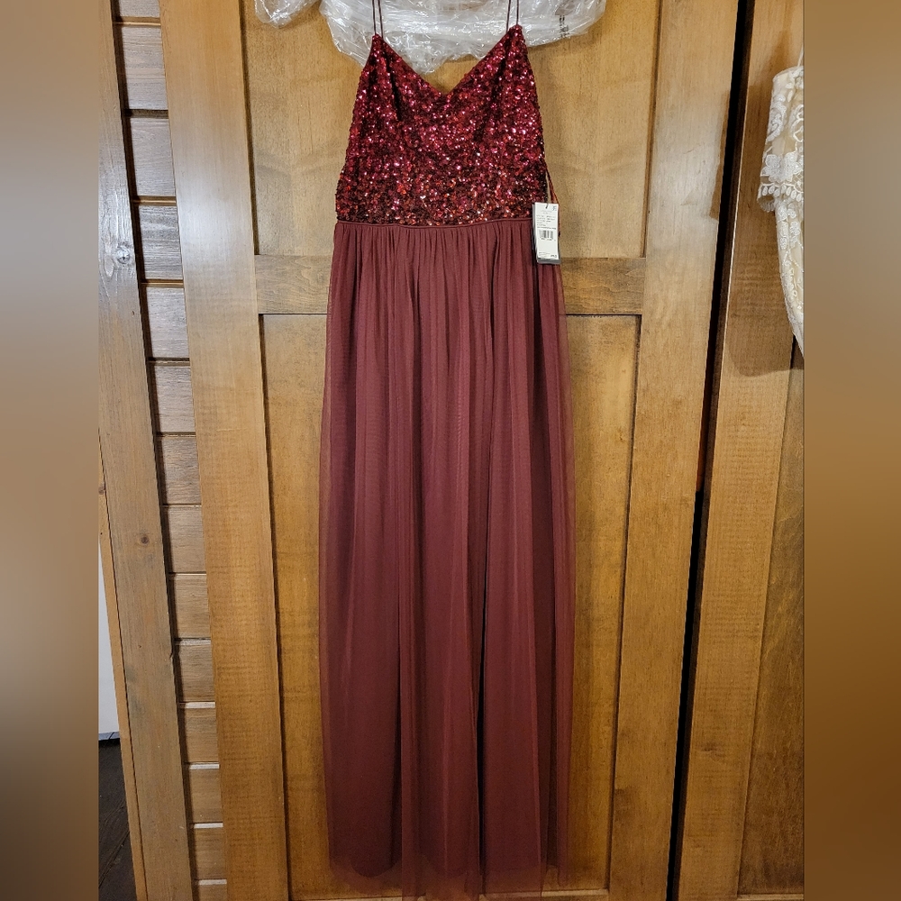 Adrianna Papell sequin dress
